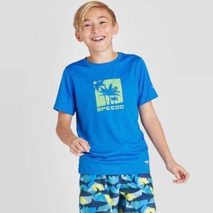 NEW Boys Speedo Palm Print Rash Guard Size XS
